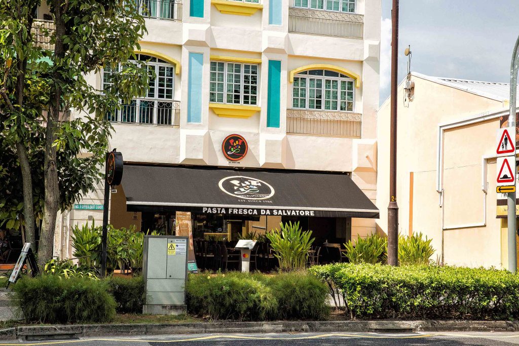 Pasta Fresca da Salvatore Front with Black Canopy - One of the pasta places in Singapore