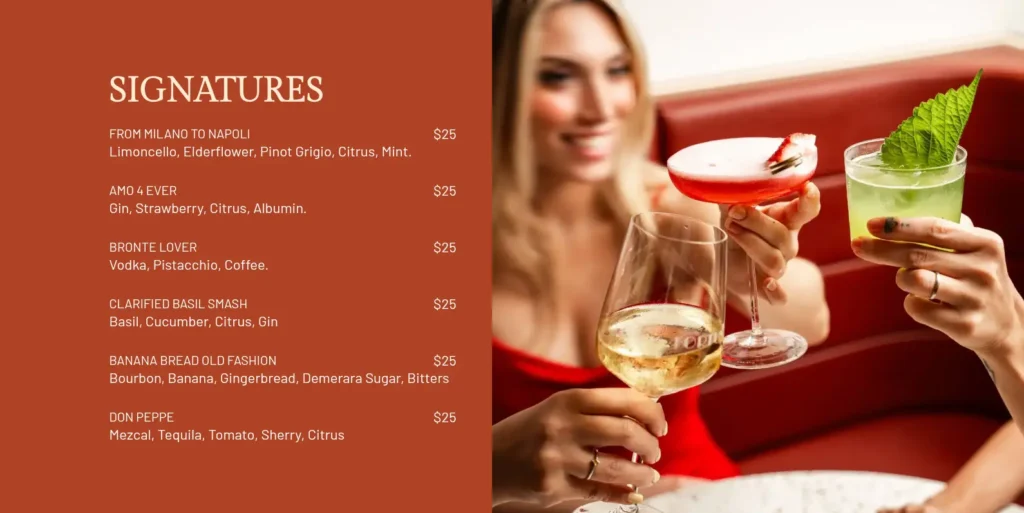 Fortuna's online wine menu - One of the benchmark pasta places in Singapore